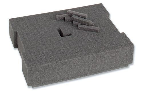 L-BOXX XL-Rasterschaumstoff Schaumstoffeinlage – Grau, B 342 × H 110 × T 570 mm, für XL-Boxx