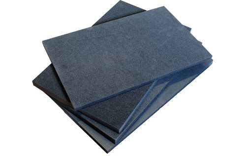 L-BOXX Schnitteinlage – 4-teilig, schwarz, Hartschaum, B 346 × H 115 × T 581 mm, für XL-Boxx
