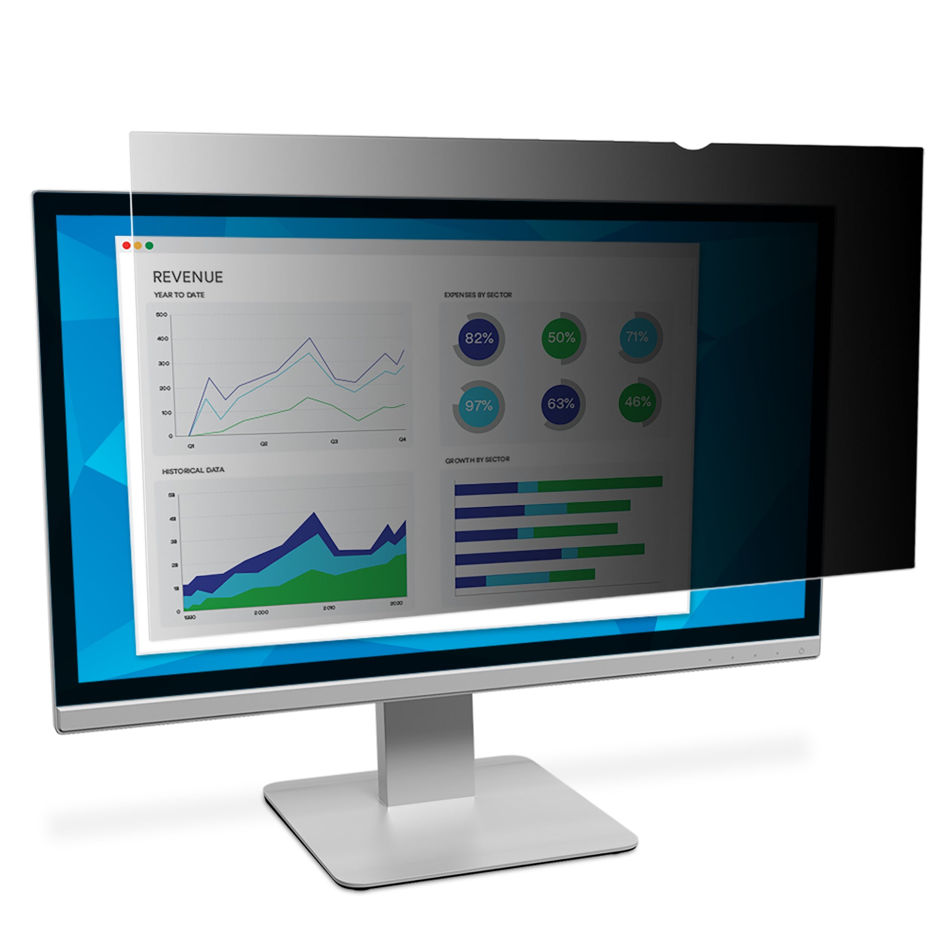 3M Blickschutzfilter für Samsung Odyssey G9, Dell U4919DW, 49,0", 32:9 – 1'212 × 343 mm