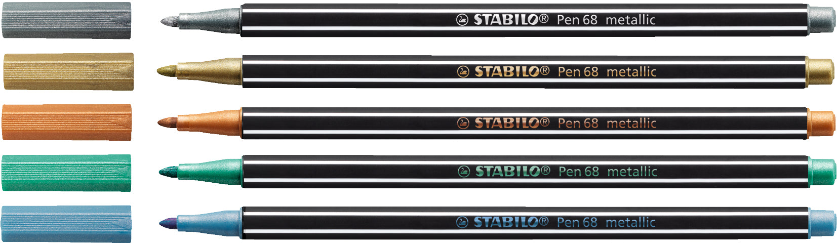 STABILO Filzstifte, Strichbreite 1,4 mm, 6 Farben