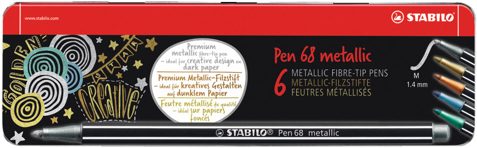 STABILO Filzstifte Pen 68 metallic
