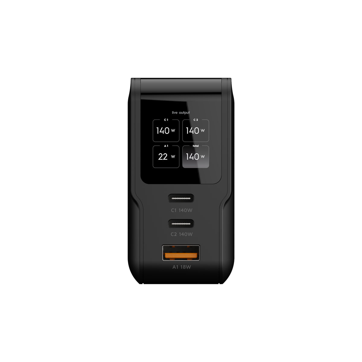 Xtorm NextGen XECNG1401 USB-Ladegerät 140 W – USB-C×2, USB-A×1 – PD, QC 3.0, GaN