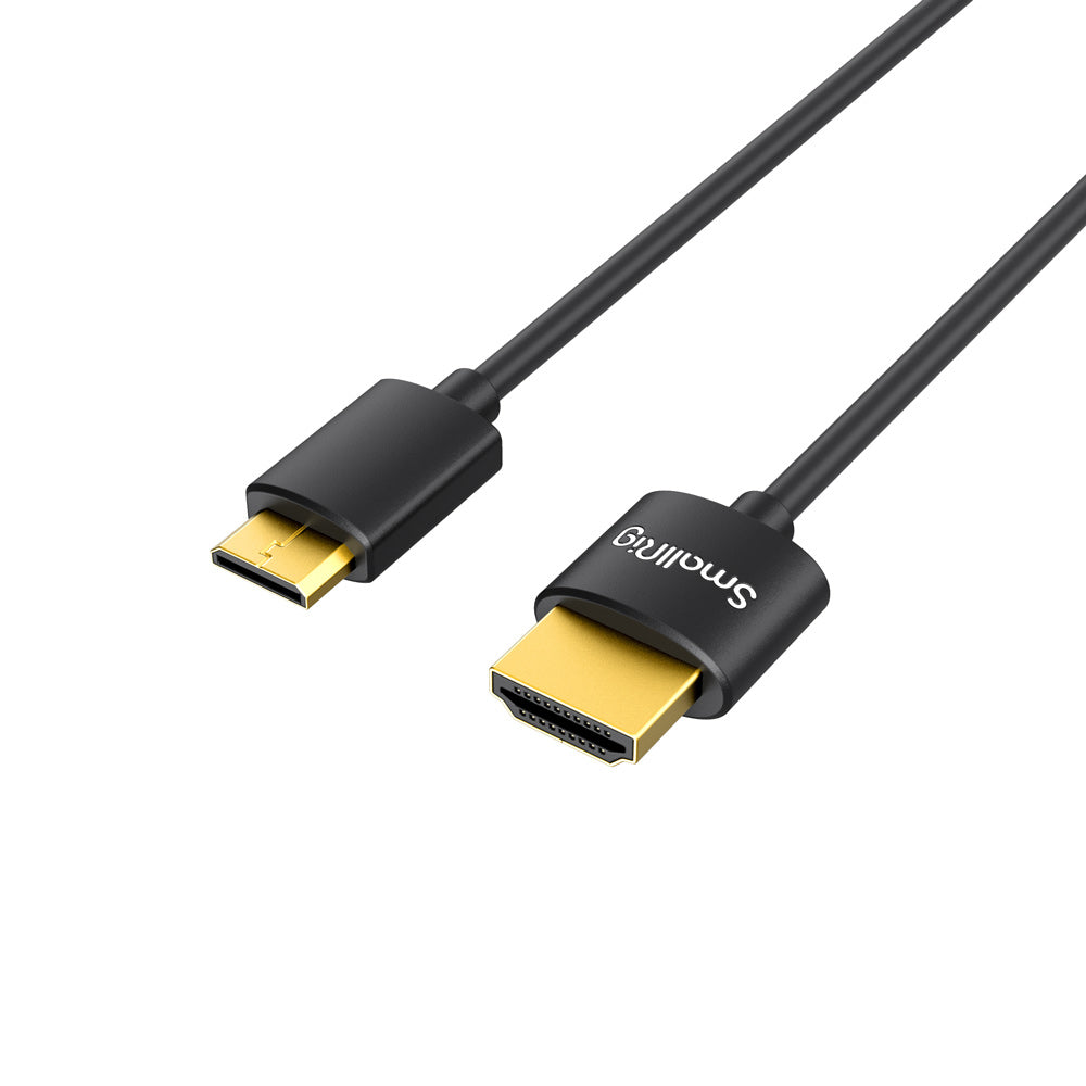 SmallRig Mini-HDMI auf HDMI Kabel HDMI 2.0 – 4K 60 Hz – 0,35 m