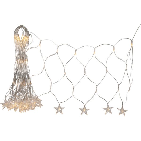 Star Trading System Decor Netz-Lichterkette – 480×46 cm, 160 LEDs – Warmweiss – 2500 K – Netzbetrieb