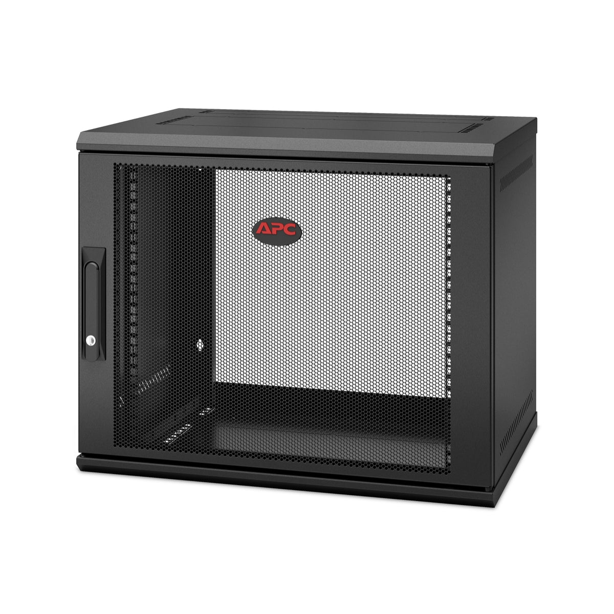 APC NetShelter WX AR109SH4 – 19" Wandverteiler 9U, 600 × 400 × 485 mm, schwarz, Stahl