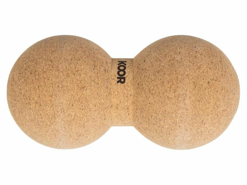KOOR Peanut-Übungsball F01631 – 16 × 8 cm – Kork, braun