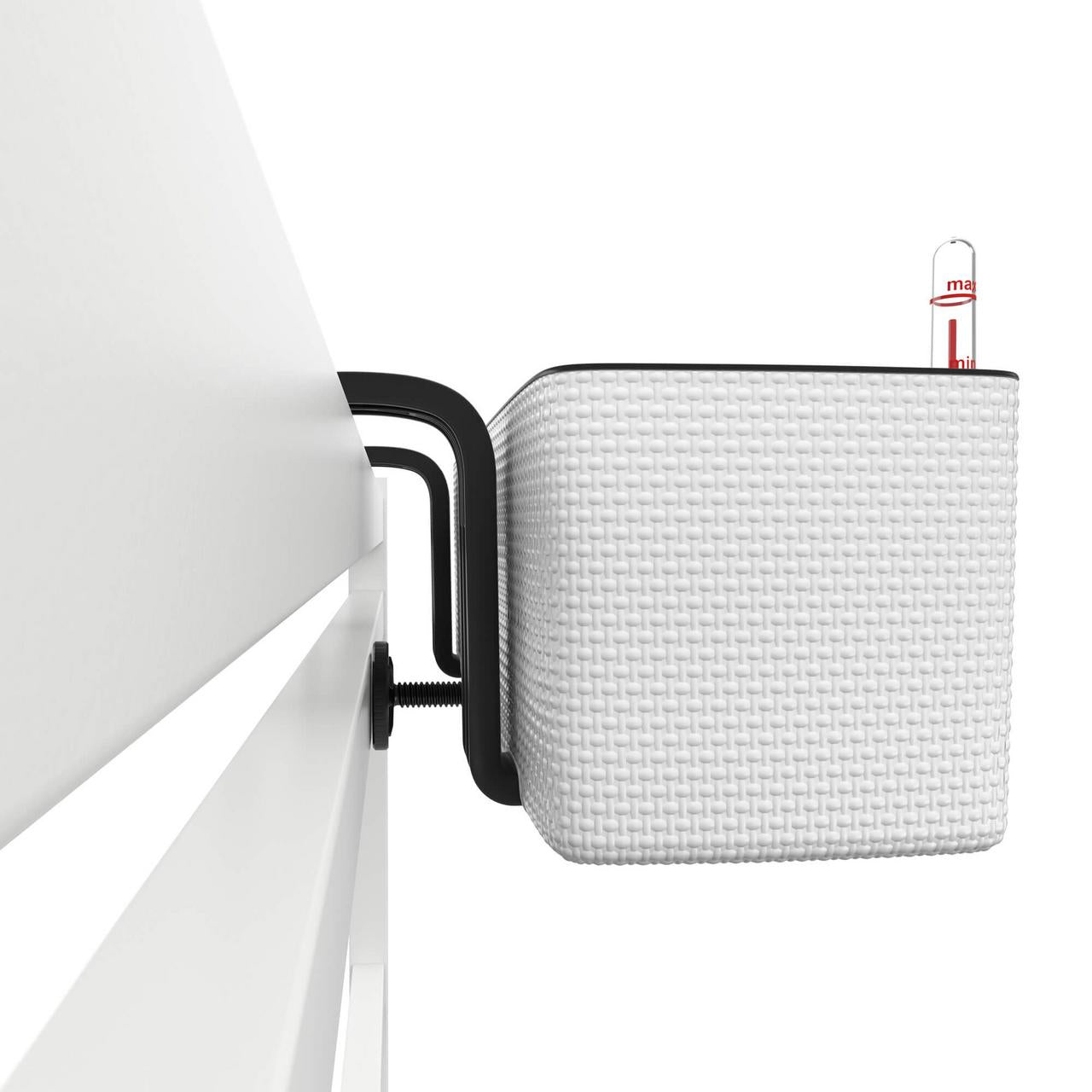 LECHUZA Pflanzgefäss – 40 × 13,5 × 14 cm – Kunststoff & Polypropylen, grau