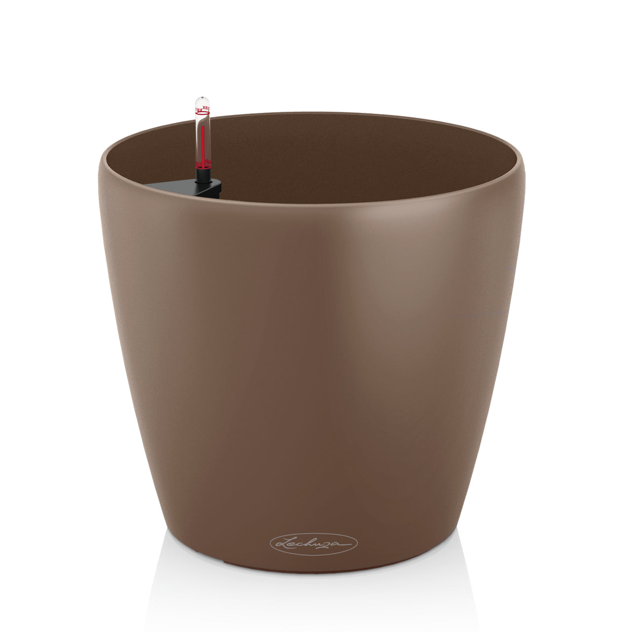 LECHUZA Classico Color 43 Pflanzentopf – Ø 42 × 39,5 cm, 33 l – Polypropylen & Kunststoff, braun