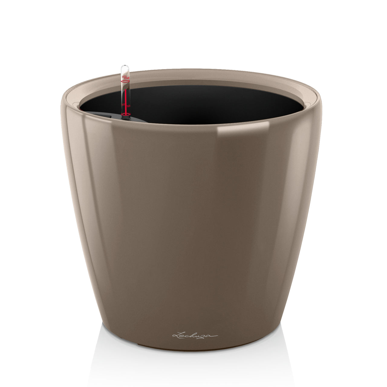 LECHUZA Classico Premium 21 LS Topfpflanzer – Ø 22 × 20 cm – Polypropylen, taupe