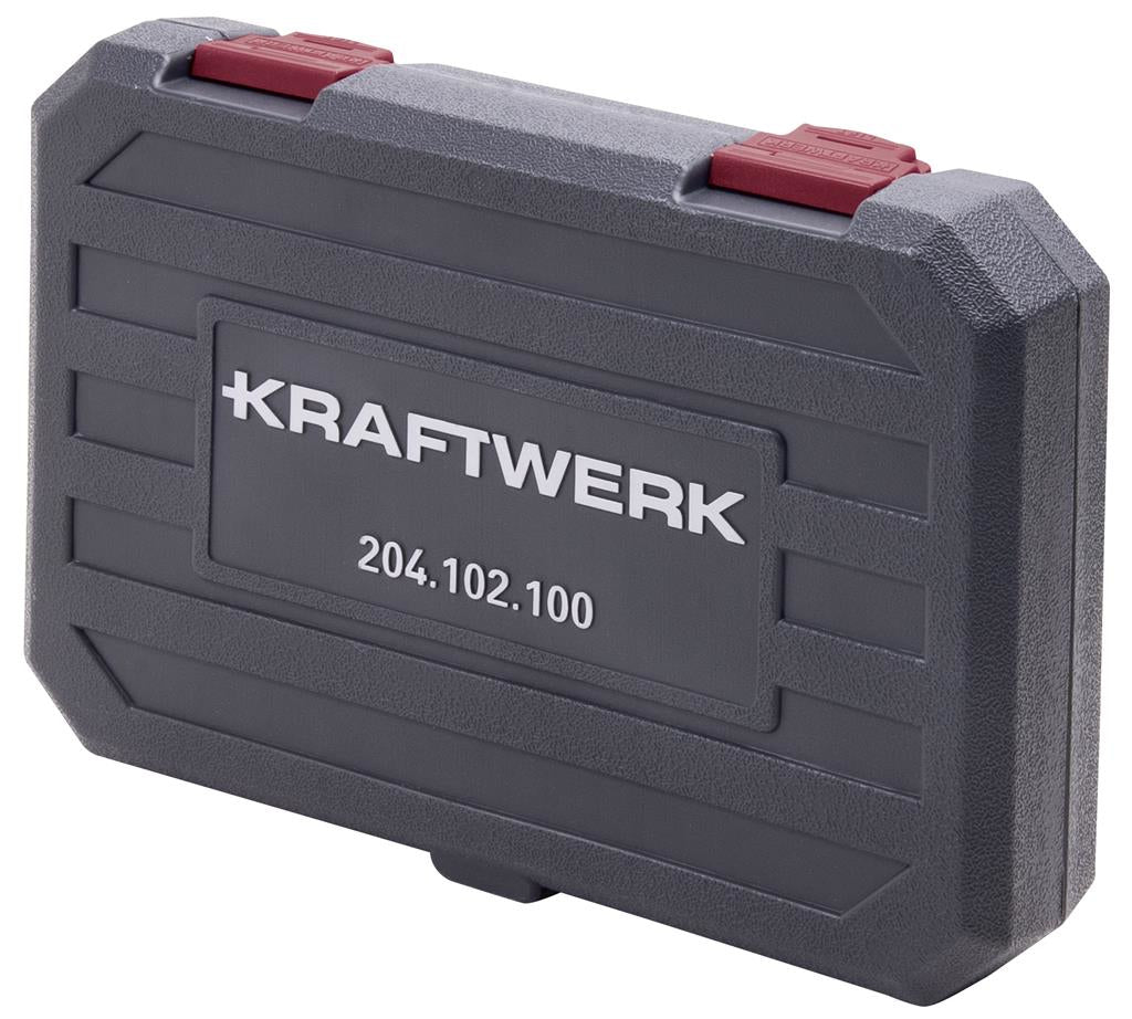 Kraftwerk – Knarrensatz 3/8" 26-teilig mit Ratsche, Box 204.102.100