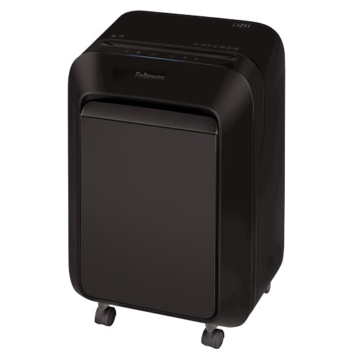 Fellowes Powershred LX211 – Aktenvernichter, DIN P-5, Partikelschnitt 2 × 12 mm, 15 Blatt, 23 l