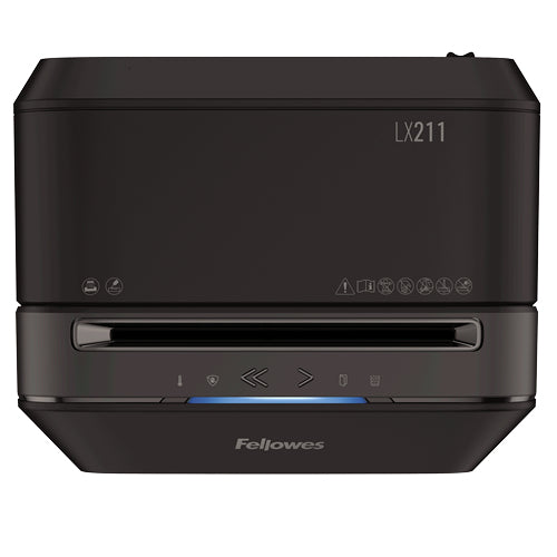 Fellowes LX211 – Aktenvernichter, DIN P-5, Mikroschnitt 2 × 12 mm, 15 Blatt, 23 l