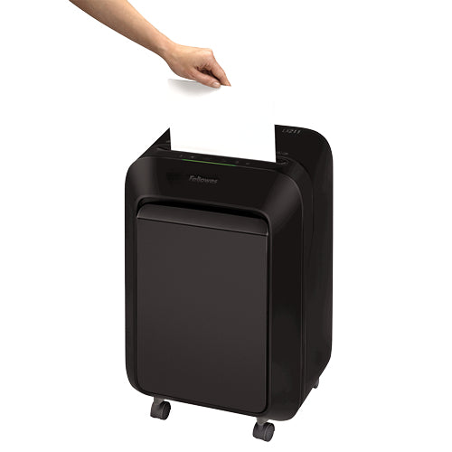 Fellowes Powershred LX211 – Aktenvernichter, DIN P-5, Mikroschnitt 2 × 12 mm, 15 Blatt, 23 l, A4
