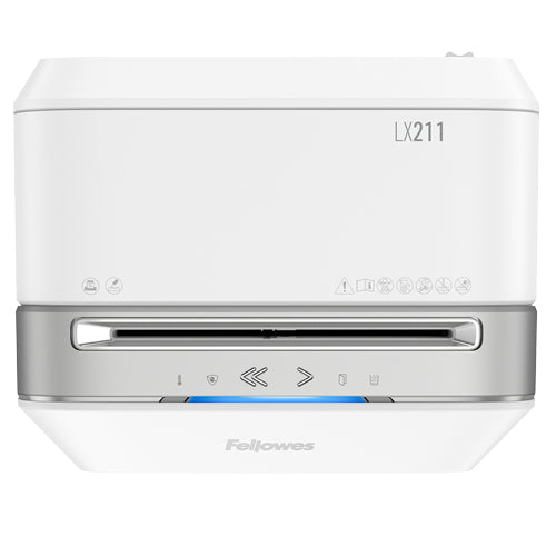 Fellowes LX211 – Aktenvernichter, DIN P-5, Mikroschnitt 2 × 12 mm, 15 Blatt, 23 l