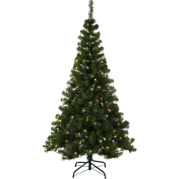 Star Trading Dekorative Aussenleuchte – Ø 100 cm, 180 LEDs, Warmweiss, IP44, Netzbetrieb, Grün, Kunststoff/Metall