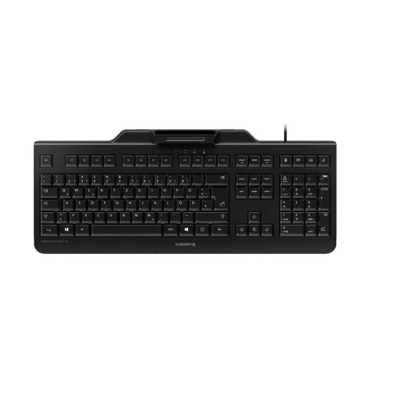 CHERRY Secure Board 1.0 JK-A0400BE-2 – Tastatur, kabelgebunden (USB), BE-Layout (BE), Fullsize (mit Ziffernblock)