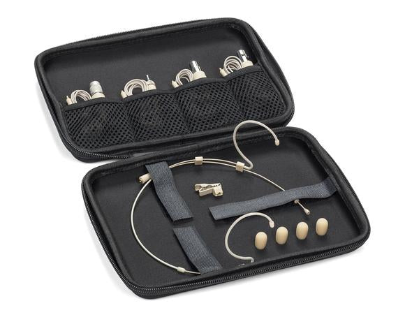 Samson Double-Earset Mic DE10x – Mikrofon, Kugel, Kondensator, Gaming, Silber