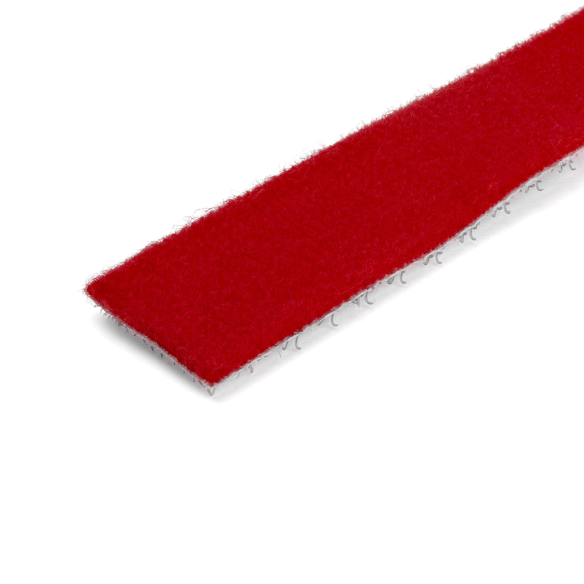 StarTech.com Klettband – 7,62 m, Rot, wiederverwendbar