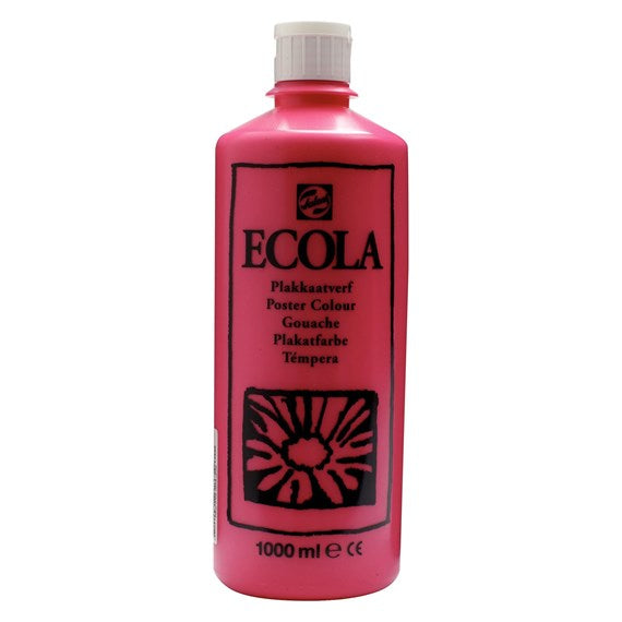 Talens Gouache – Rosa, matt, 3D-Effekt – Flasche 1 l