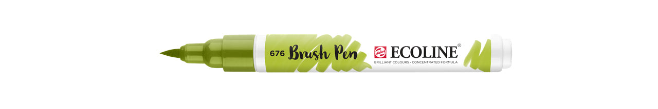 Talens Brush Pen – Pinselspitze – Grasgrün – Wasservermalbar