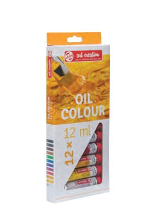 Talens Ölfarbe – 12 Farben, 12×12 ml (144 ml)