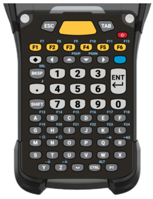 Zebra KYPD-MC9358ANR-01 – Tastatur, kabelgebunden (Dock), US-Layout (EN) – für Zebra MC93