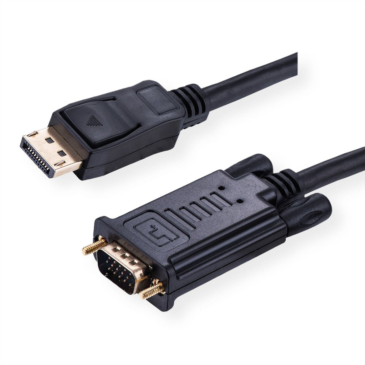 VALUE DisplayPort zu VGA Kabel – 1920 × 1200 @ 60 Hz, 2 m, Schwarz