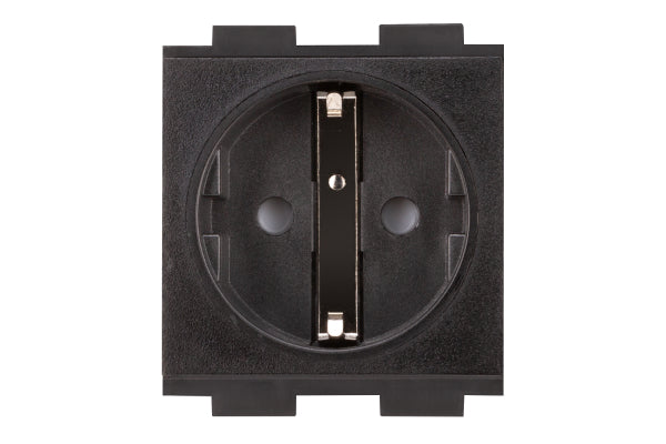 Crestron FT2A-PWR-EU-1-BASIC – Schuko-Steckdosenmodul, 1× Schuko, für FT2-Serie