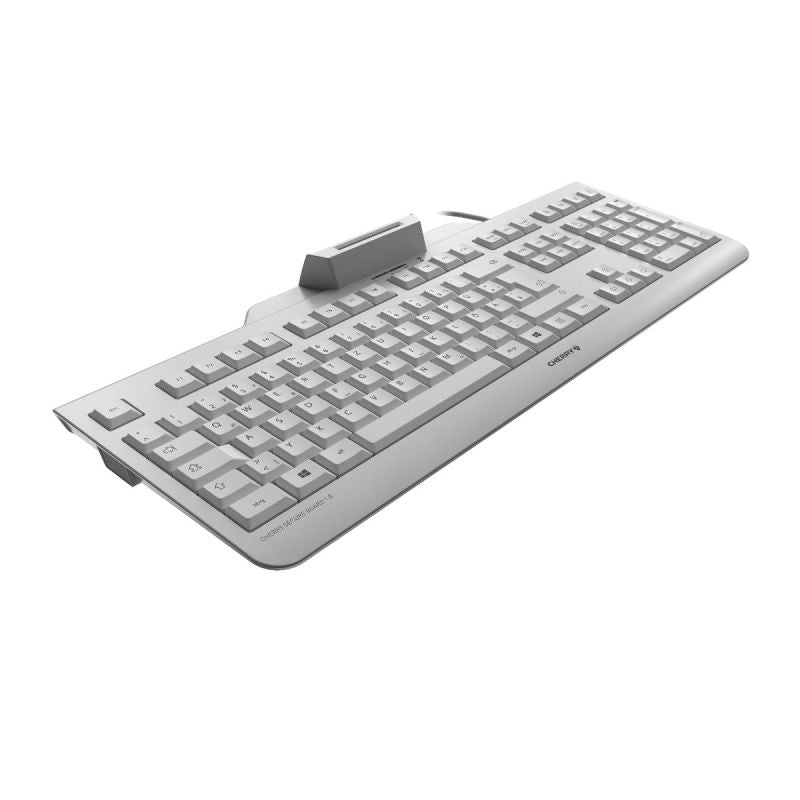 CHERRY Secure Board 1.0 – Tastatur, kabelgebunden (USB), CH-Layout (DE-CH) – für Windows & Linux