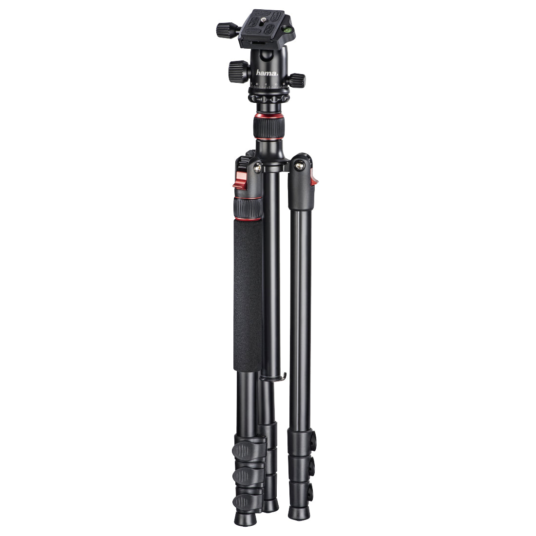 Hama TAR Duo Stativ – 165 cm, 8 kg, Kugelkopf – für Foto-/Videokameras mit 1/4" Gewinde