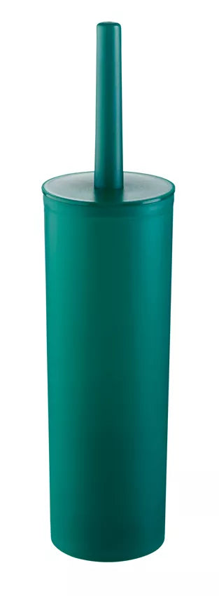 Diaqua WC-Bürstenset – Polypropylen, Grün, Transparent, mit Deckel, Kopf austauschbar, H 38,5 cm, Ø 9,5 cm