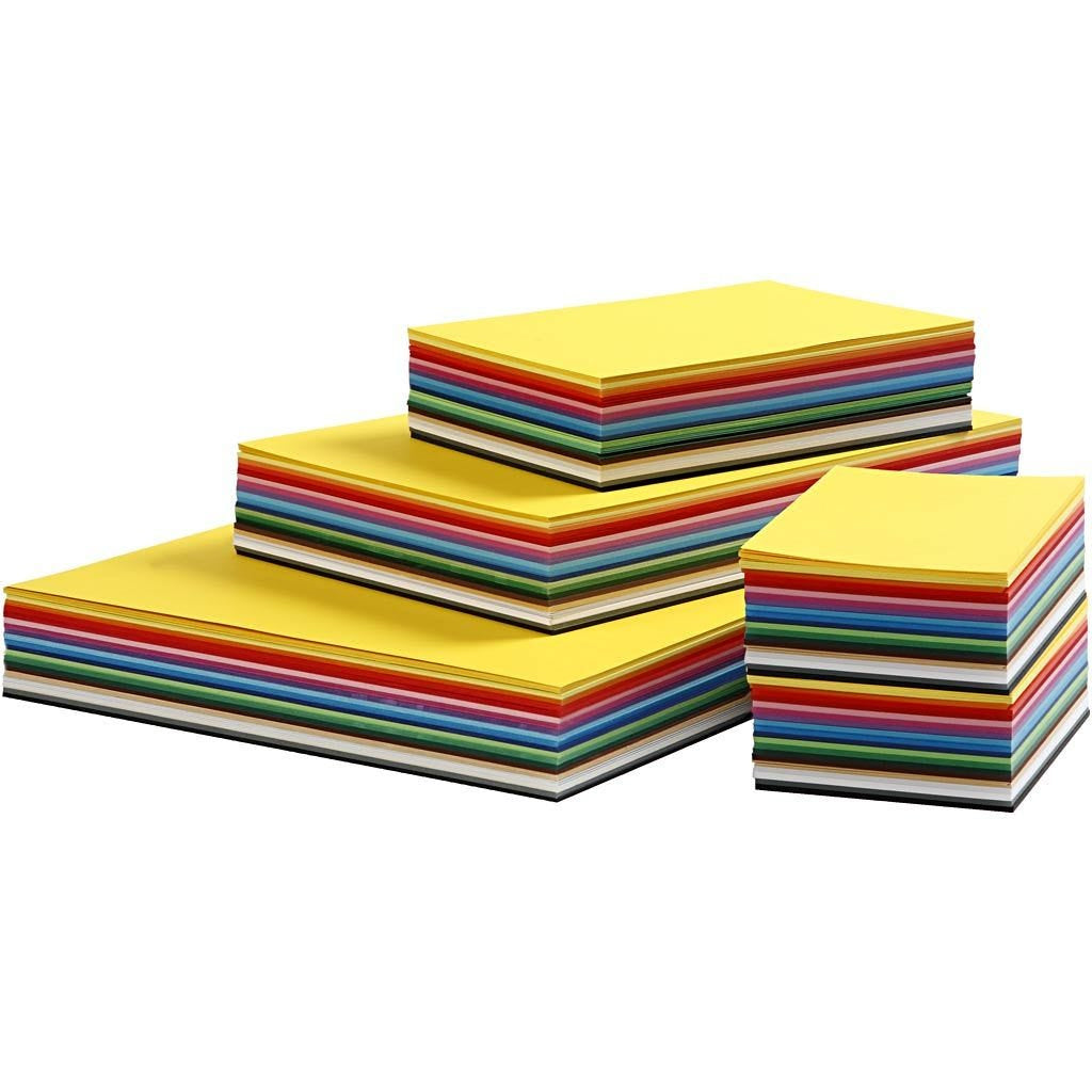 Creativ Company Bastelkarton – A3, mehrfarbig, 180 g/m² – 1'500 Blatt, FSC