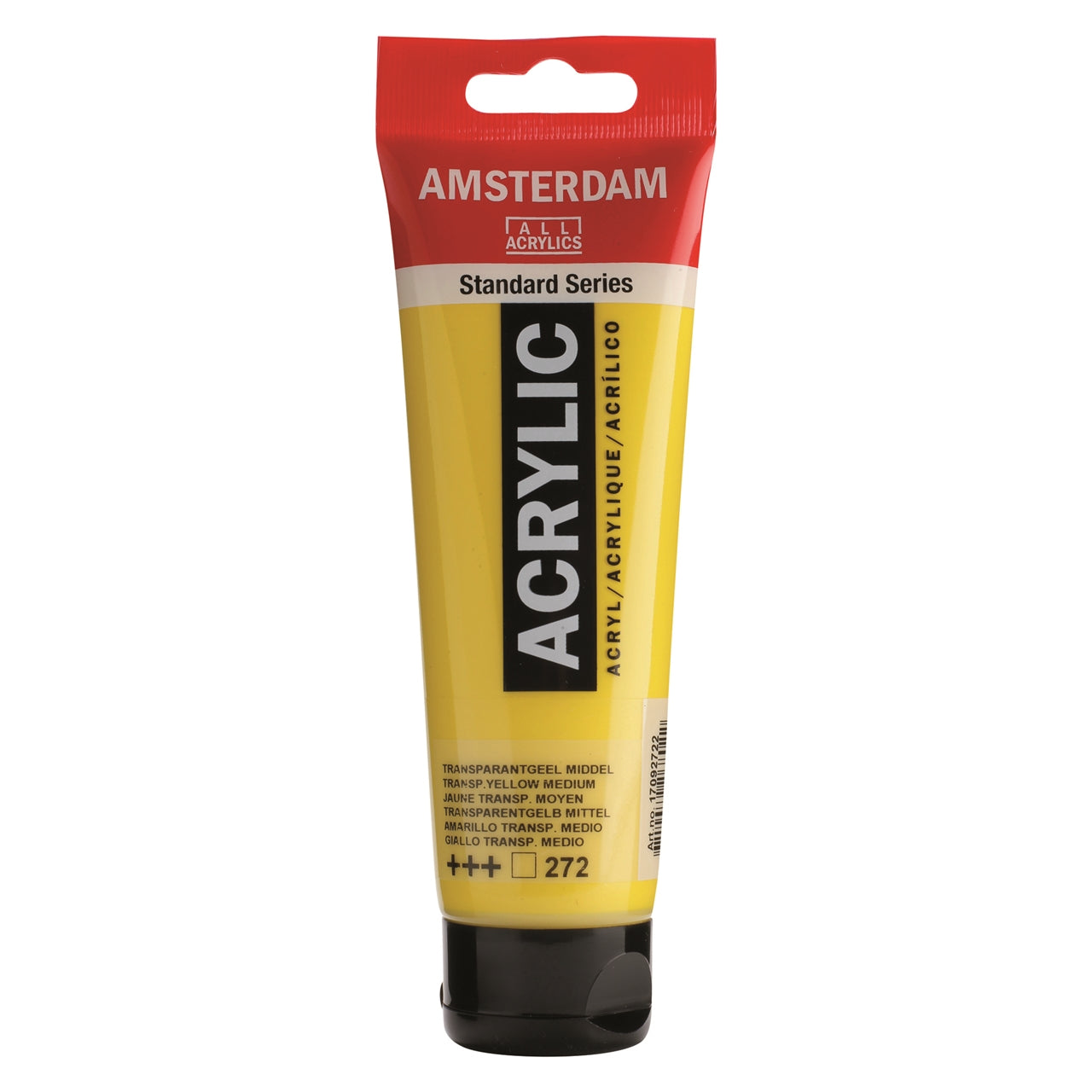 Royal Talens Amsterdam – Acrylic Standard – Acrylfarbe – Transparentes Mittelgelb, 120 ml