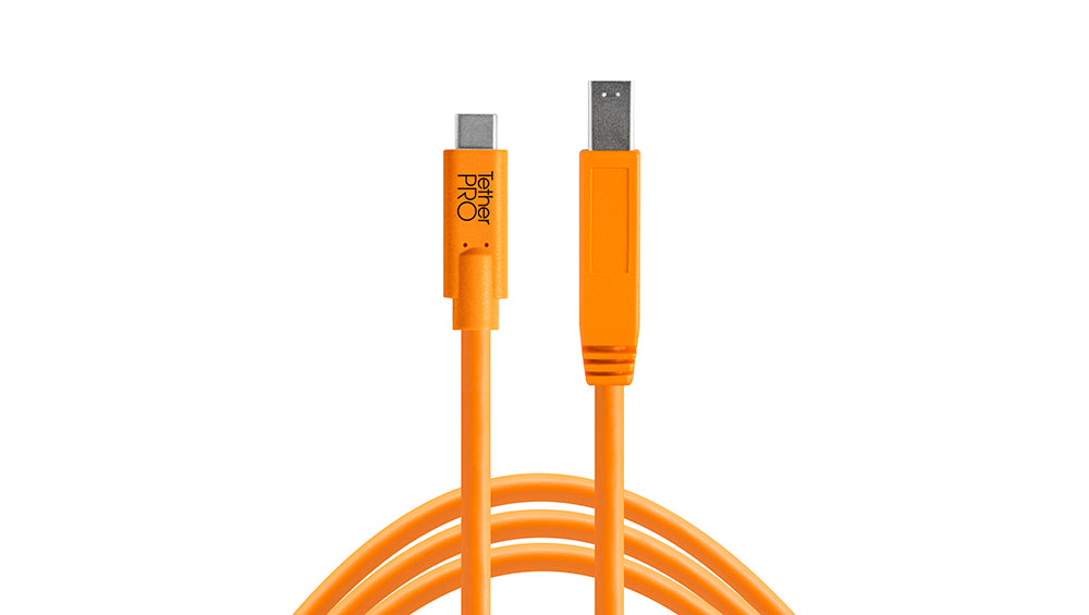 Tether Tools USB-Kabel, USB-C zu USB-B, 4,57 m, USB 3