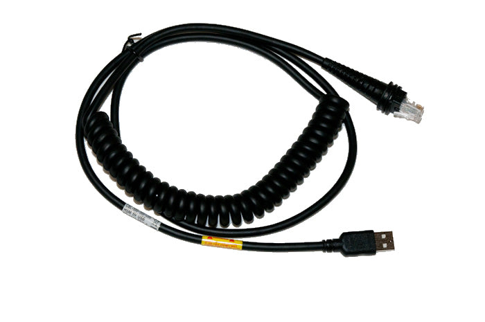 Honeywell USB-A Verlängerungskabel (Stecker auf Buchse) – 5 m – Spiralkabel – Schwarz