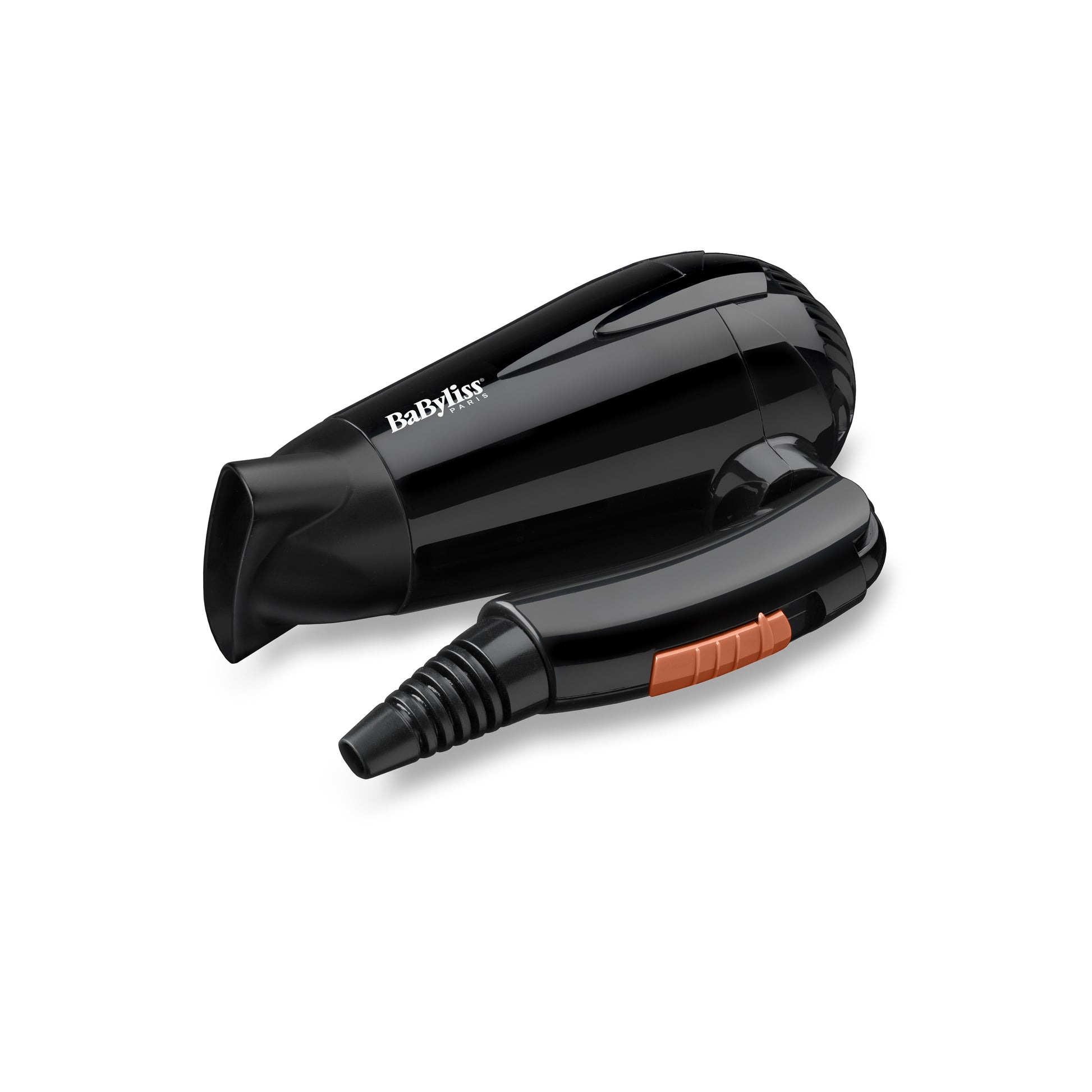 BaByliss Reise-Haartrockner Travel Dry 2000 – 2000 W, Doppelspannung – faltbar – schwarz