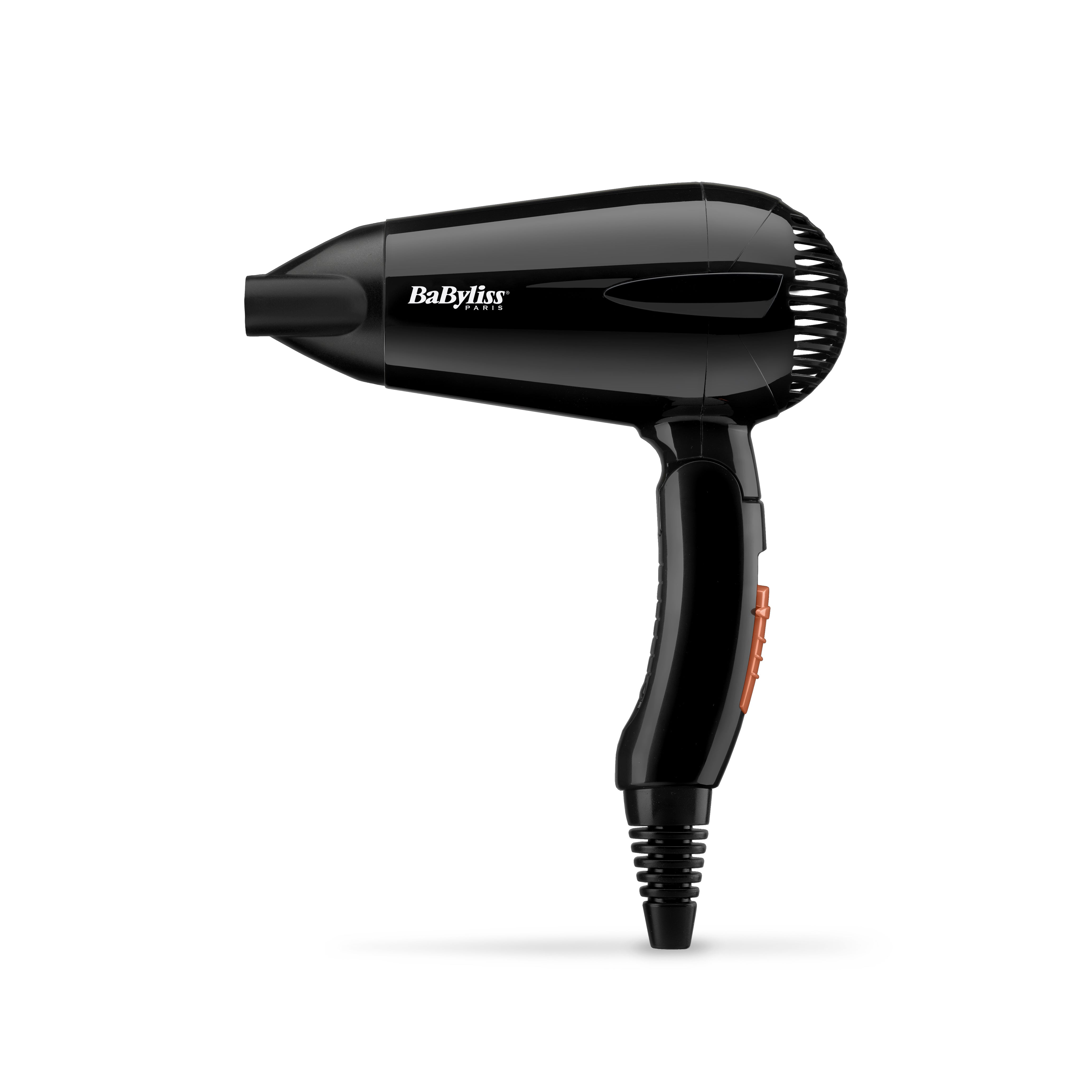BaByliss Reise-Haartrockner Travel Dry 2000 – 2000 W, Doppelspannung – faltbar – schwarz