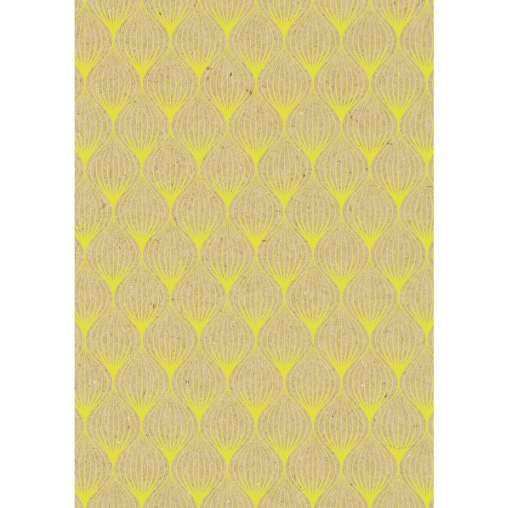 Clairefontaine Geschenkpapier Kraft Neon, Motive sortiert – 70 cm × 2 m – 70 g/m² – 1 Stk.