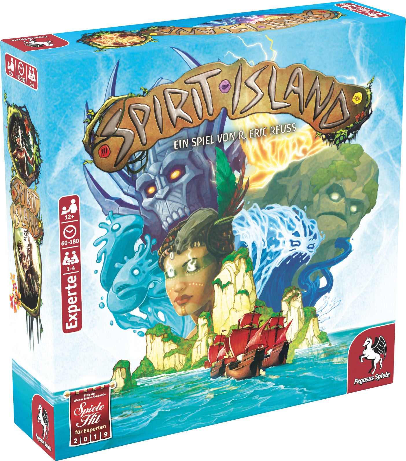 Pegasus Spirit Island – Brettspiel, 1–4 Spieler, ab 12 J., 60 min, DE