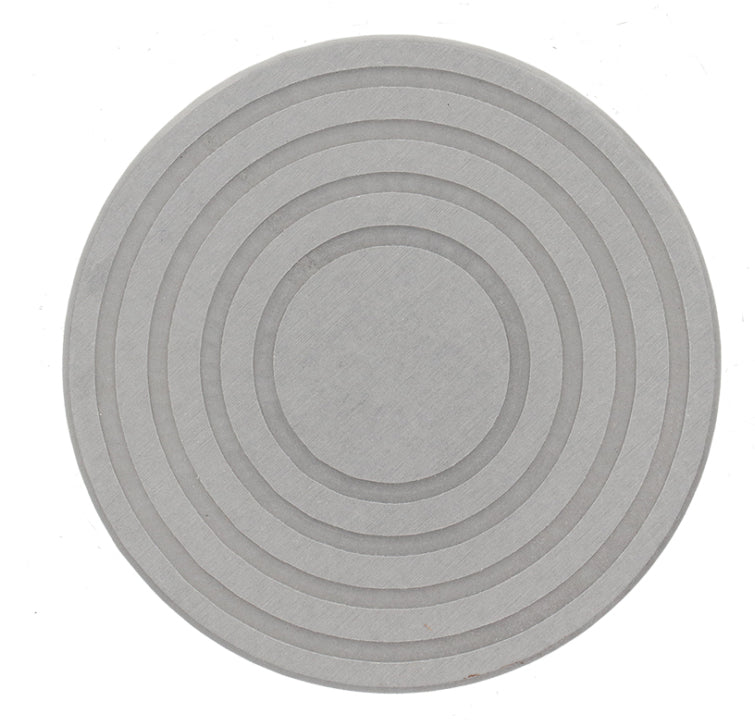 Esschert Design Untersetzer BPH196 – Ø 18,0 cm, H 0,8 cm, Kieselgur, Grau, wassersaugend