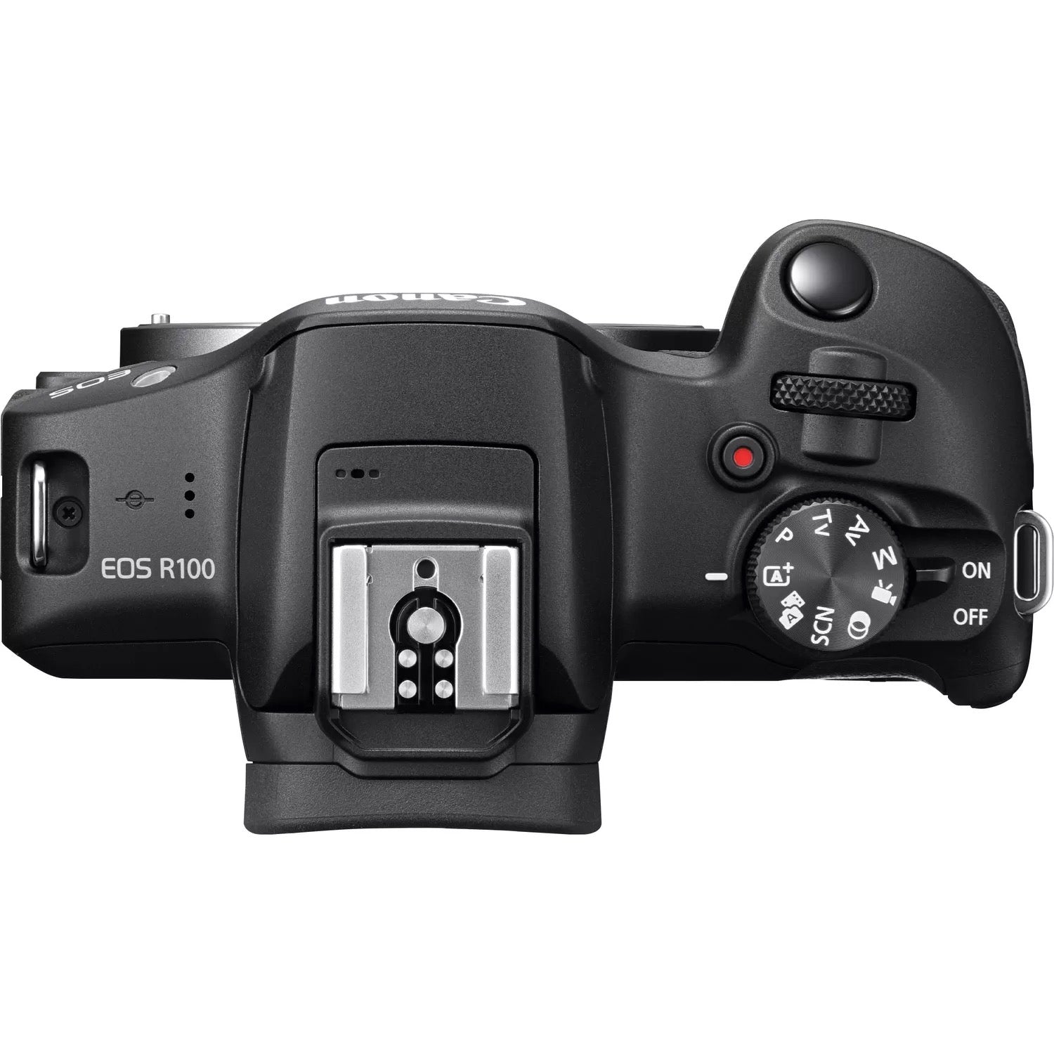Canon EOS R100 Kit RF-S 18–45mm f/4,5–6,3 IS STM – APS-C, 24,1 MP, 4K, schwarz