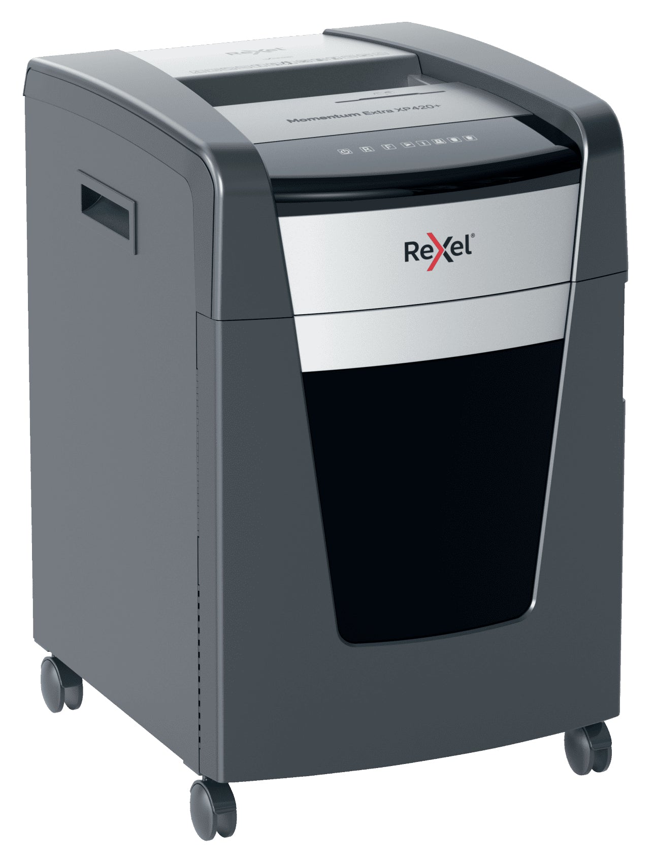 Rexel Momentum Extra XP420+ – Aktenvernichter, DIN P-4, Partikelschnitt 4 × 35 mm, 20 Blatt, 60 l, A4