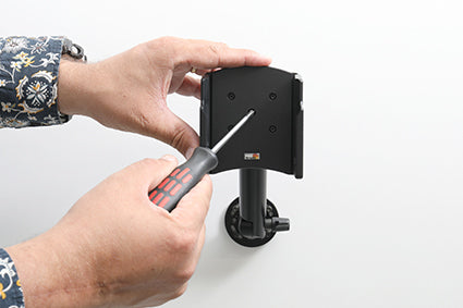 Brodit HC55 – Auto-Halterung (passiv) – neigbar 0–17°, drehbar 360° – Schraubbefestigung – für Zebra-Geräte