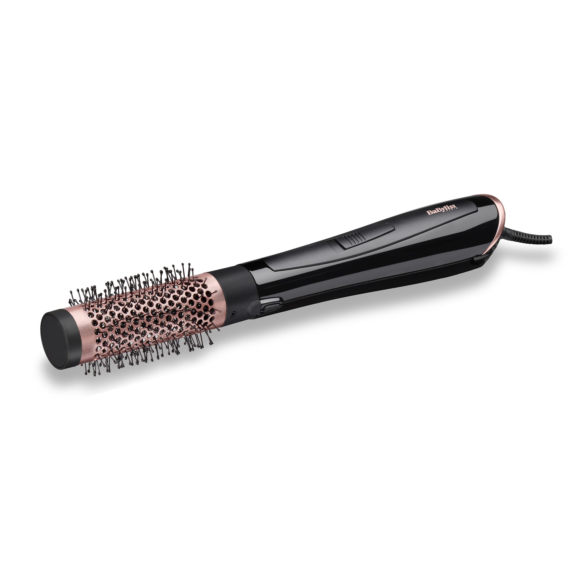 BaByliss Heissluftbürste – 2 Heizstufen, Ionenfunktion – für trockenes/nasses Haar – 1000 W – Schwarz
