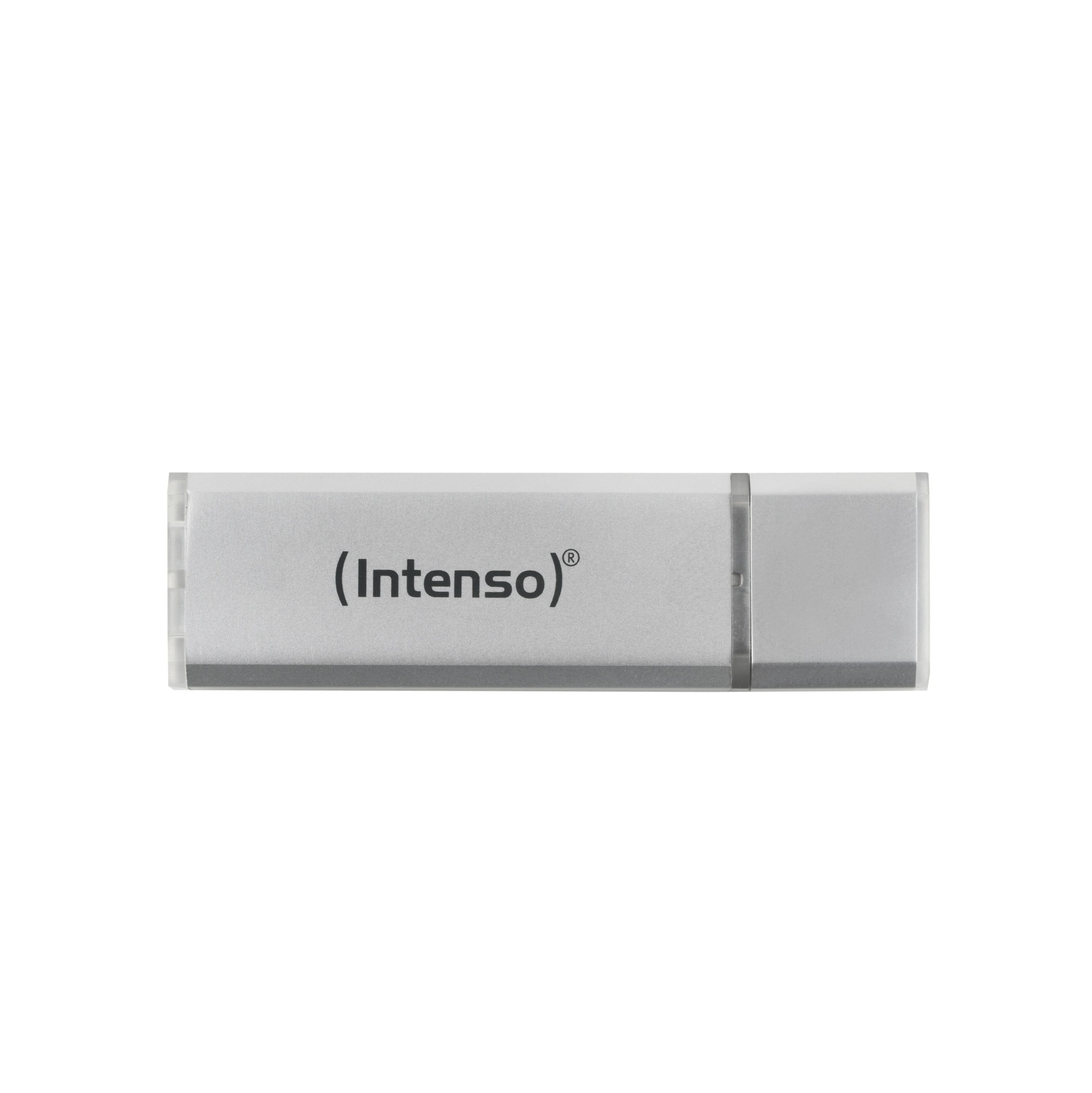 Intenso Alu Line – 8 GB USB-Stick, USB 2.0, Aluminiumgehäuse, Silber, für Windows/Mac/Linux