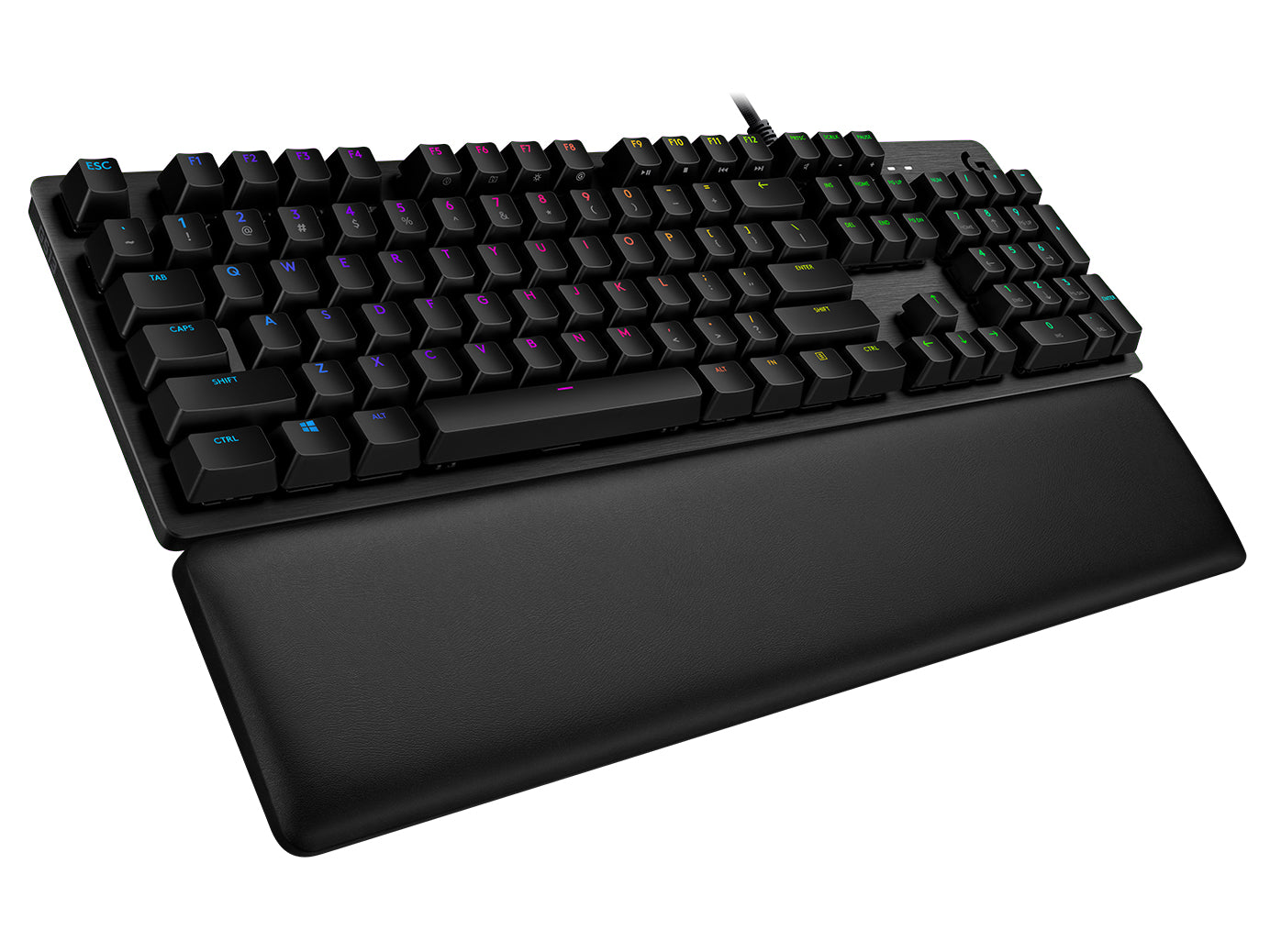 Logitech G G513 Carbon – Gaming-Tastatur – Mechanisch (GX Brown) – USB – RGB – QWERTY (Nordisch) – Graphit