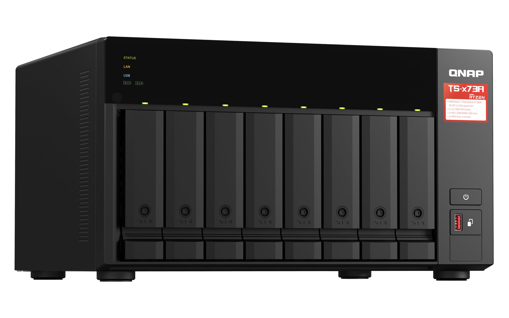 QNAP TS-873A-8G Speichergerät – 8 Bay