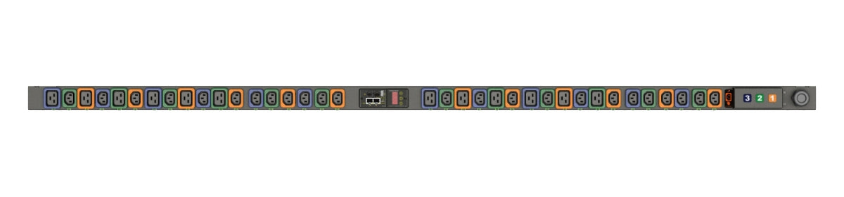 Vertiv Geist – Rack-PDU geschaltet, 3-phasig, 36× IEC (C13/C19), 16 A, 0U vertikal, 11,0 kW