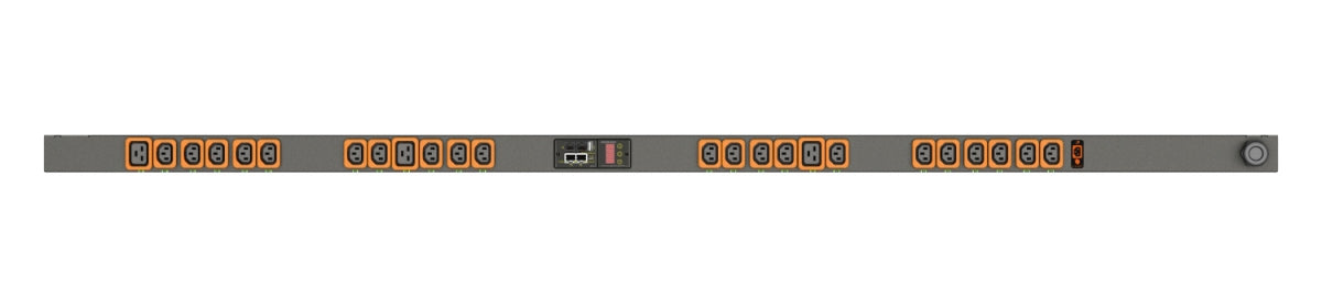 Vertiv GU30007L Rack-PDU Managed 3600 W – 0U (senkrecht) – 24 AC-Ausgänge (C13/C19), IEC 60309 Eingang
