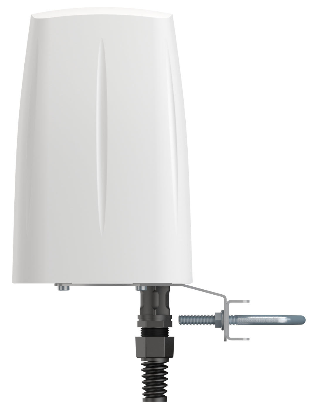 QuWireless QuSpot TRB500 – Omnidirektionale Antenne, 0,617–0,96/1,7–2,7/3,3–4,3 GHz, 4,5 dBi, PoE/LAN, IP67